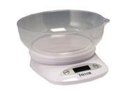Taylor 4.4lb Capacity Digital Kitchen Scale With Bowl