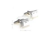Novelty Painting Silver Cufflinks
