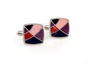 Colorful Paint Square Cufflinks