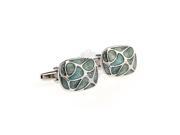 Blue Mother of Pearl Cufflinks