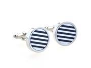 Classic gold and grey plating rectangle cufflinks