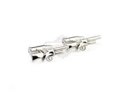 Gun Cufflinks with Silver Color
