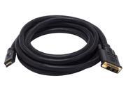 Monoprice 10ft 24AWG CL2 High Speed HDMI to DVI Adapter Cable w Net Jacket Black