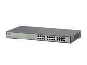 Monoprice 24 Port 10 100 Mbps Fast Ethernet Switch Rackmountable