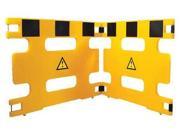 3UTN8 Barricade 2 Panel 72 In Length Yellow