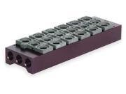 NUMATICS 206 1764 Manifold Block 6 Stations 3 8 NPT