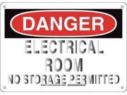 Danger Sign Brady 127005 10 Hx14 W