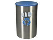 TOUGH GUY TG RC 2234F SS Recycling Container 45 gal SS