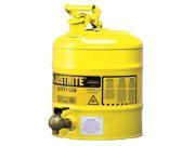 Type I Safety Can Yellow Justrite 7150240