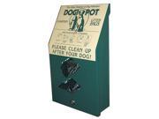 DOGIPOT 1002 2 Dog Waste Bag Dispenser Forest Green