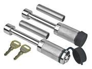 REESE 7023900 Trailer Security Lock Set Chrome Plated