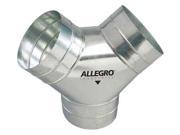 ALLEGRO 9500 Y Duct to Duct Connector 8 in. W Slvr