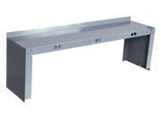 5W674 Electrical Shelf Riser 60Wx15Dx18H Gray