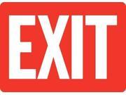 LYLE U1 1016 RD_14X10 Exit Sign 14x10 In. White Red English