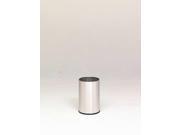 RUBBERMAID FGUB1900SSS Open Top Trash Can Round 5 gal. Silver