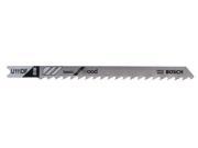 BOSCH U111DF Jigsaw Blade U Shank 4 In. L PK 5