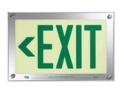 Exit Sign Safe Glow DEL 06G CS 9 11 32 Hx14 15 32 W