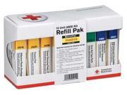 AMERICAN RED CROSS 711010 GR First Aid Kit Refill Unitized 64Pcs