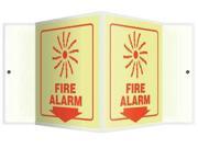 Fire Alarm Sign Accuform Signs PSP340 6 Hx8 3 4 W