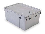 AKRO MILS 39 0854W023 Attached Lid Container 1.12 cu ft Gray