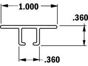 TANIS AH402836CF Strip Brush Holder Overall Length 36 In