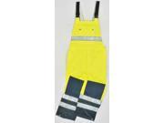 OCCUNOMIX LUX TENBIB Y2X Breathable Bib Pants Hi Vis Ylw 2X