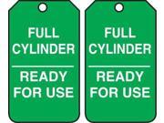ACCUFORM SIGNS MGT203FTP Cylinder Tag 5 7 8 x 3 3 8 PK25