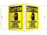 ACCUFORM SIGNS PSP360 Caution Sign 6 x 8 1 2In BK YEL PS ENG