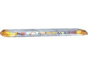 Low Profile Lightbar Strobe LED Amber Red Clear Permanent 17 Heads 27 LEDs