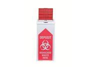 12 Biohazard Burn Box Red White 17 788