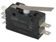 S20 H Snap Switch 20A 2 NO 2 NC Hinge Lever
