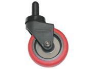 RUBBERMAID GRFG7580L2RED Quiet Caster For Wave Brake Trolley