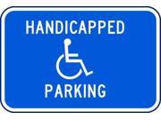 Handicap Parking Sign Tapco 373 00071LS 12 Hx18 W