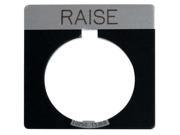 EATON 10250TS28 Legend Plate Square Raise Black