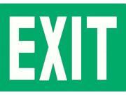 ADDLIGHT 8.02 Exit Sign 7 3 8 x 12In Glow GRN Exit ENG