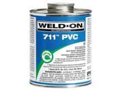 WELD ON 13975 Pipe Cement Gray 16 Oz PVC