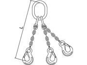 PEWAG AUSTRIA GMBH 7G120TOS 5 Chain Sling G120 TOS Alloy Steel 5 ft. L