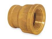 1 x 1 2 FNPT Red Brass Reducing Coupling 1VGE1