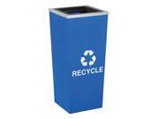 TOUGH GUY TG RC MTR 1 RBL Recycling Container 18 gal Blue