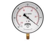 Winters Gauge Pressure 4 1 2in 30in. Hg Vac to 0 PCT320LF