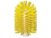 VIKAN 5380 103 6 Tube Brush Yellow Stiff Poly 4 x6 1 2 in