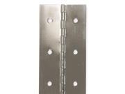 BATTALION 4PB33 Continuous Hinge Nickel 6 ft. L 3 In. W
