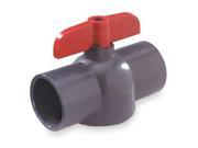 FLO CONTROL BY NDS EBV 0750 T PVC Ball Valve Inline FNPT 3 4 In