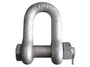 DAYTON 2MWX6 Forged D Screw Shackle Round Pin