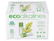 Eco Alkaline AAA Batteries 24 Pack ECOAAA24