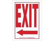 Exit Sign Brady 103623 14 Hx10 W