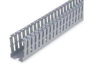 TYRAP TY1X2NPG6 Wire Duct Narrow Slot Gray Width 1.25In