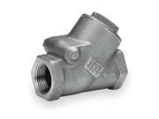 MILWAUKEE VALVE 508 1 Swing Y Check Valve Bronze 1 In. FNPT G1262493