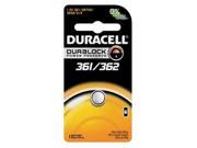 DURACELL D361 362BPK Button Cell Battery 361 362 Silver Oxide