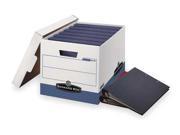 BANKERS BOX 73301 Banker Box For Binder Wht Blu PK12